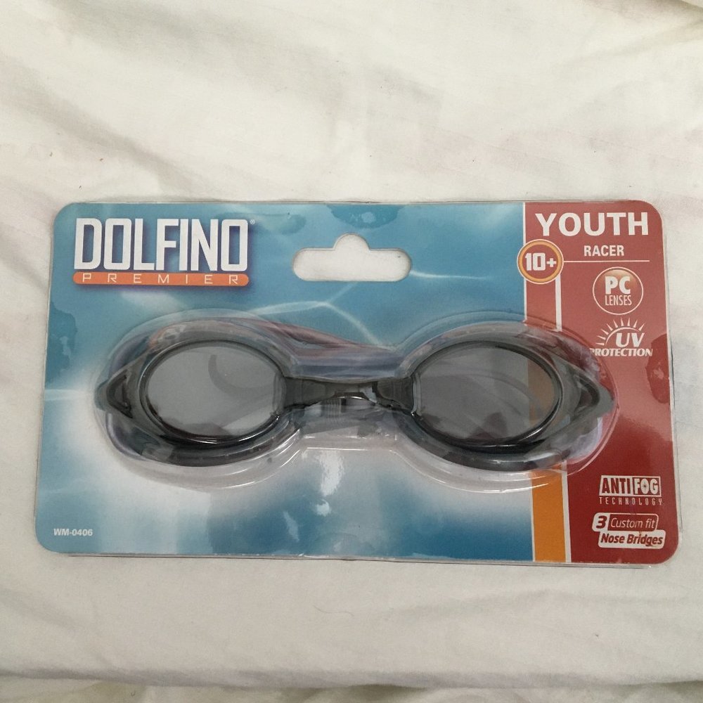 Dolfino Premier Youth Racer Goggles-NWT
